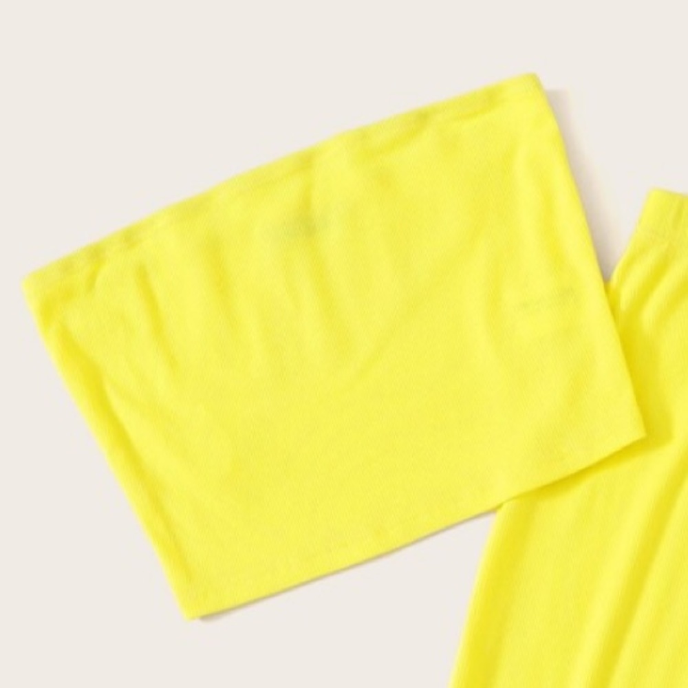 Yellow Tube Top